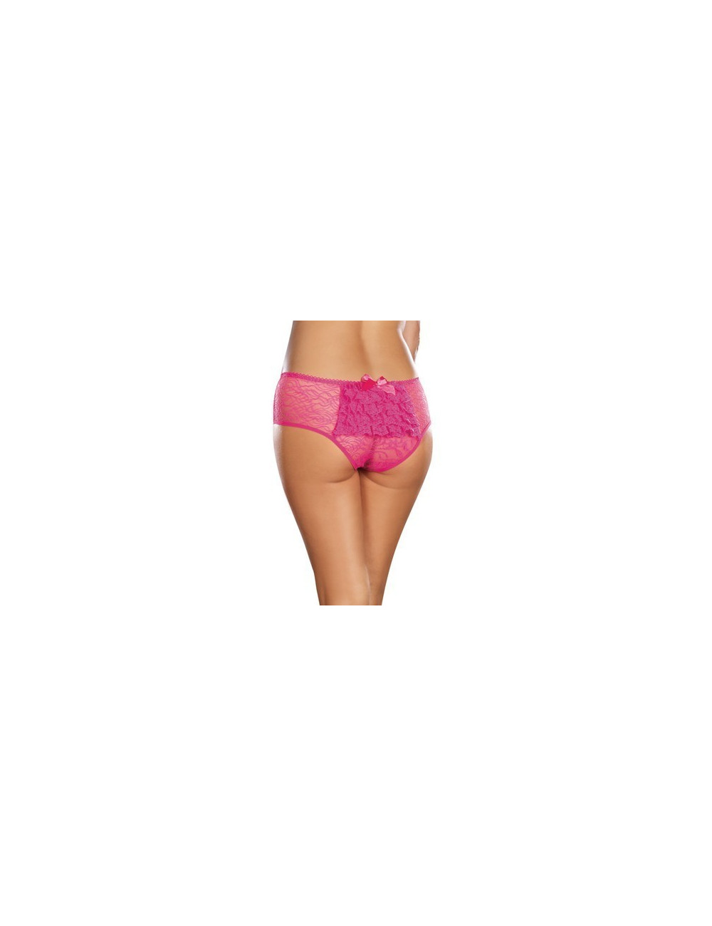 Panty taille basse, ouvert, fronces au dos - DG1300XHPK Dreamgirl 