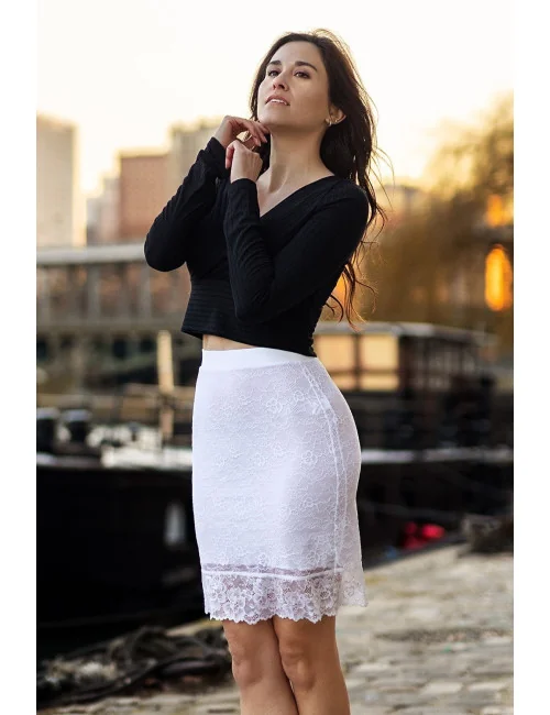 Jupe longue blanche Catalina Be lily
