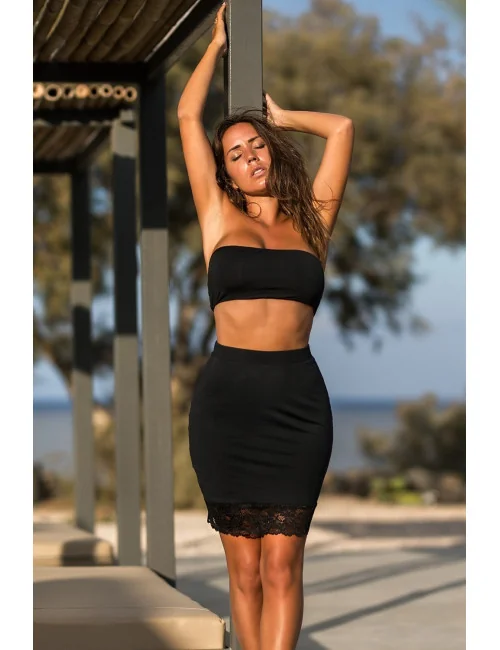 Jupe longue noire Maria Be lily