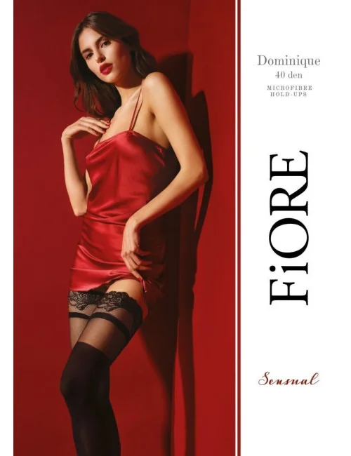 Dominique Bas 40 DEN - Noir Fiore