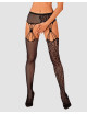 S821 Bas jarretelles - Noir Obsessive 