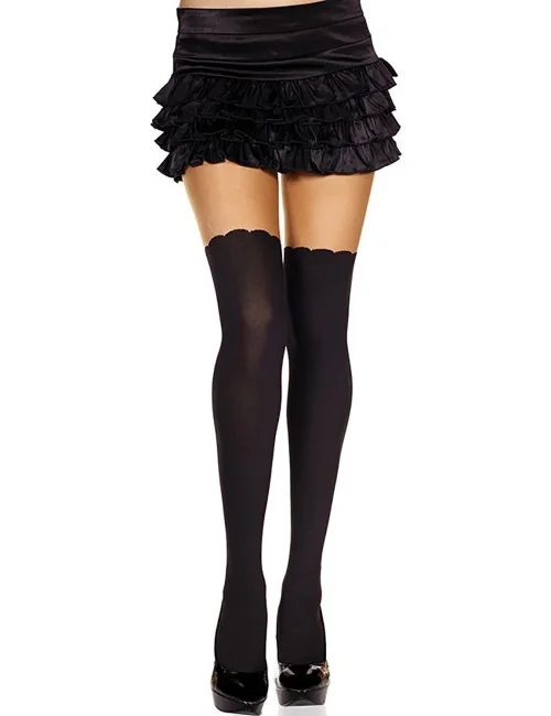 Collant 2 couleurs chair et noir - MH7241BUD Music Legs