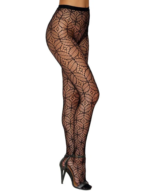 Collant fantaisie losange - DG0400BLK Dreamgirl