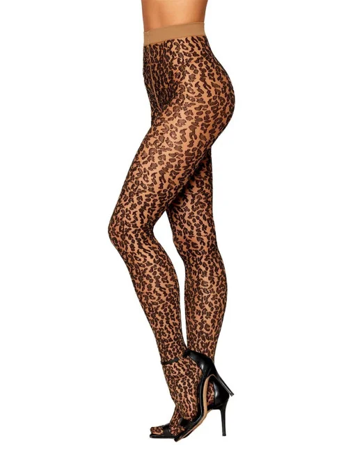 Collant imprimé Léopard - DG0496NBK Dreamgirl