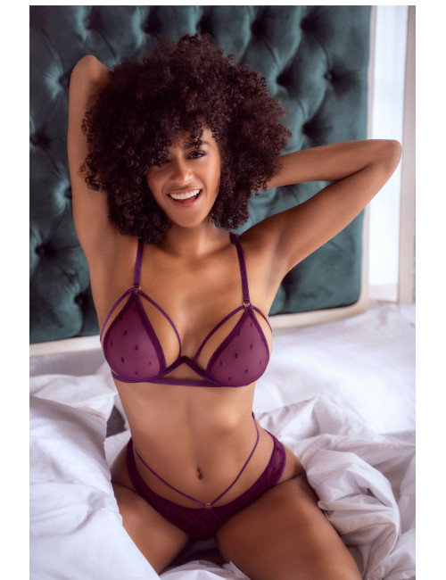 Ensemble 2 pièces couleur bordeaux - MAL8870WINE Mapalé 