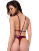 Body string en vinyle bordeaux Mapalé 