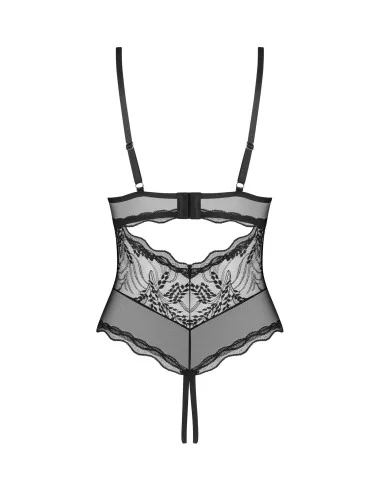 Perisia body ouvert - Noir Obsessive Exquisite 
