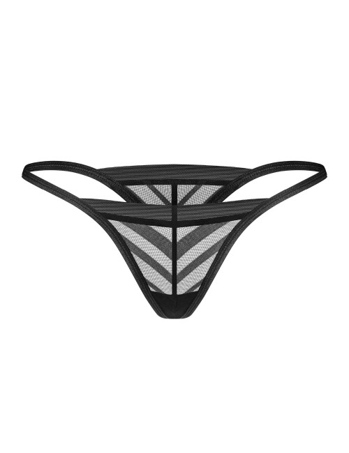 Lune Bellis string - Noir Obsessive Exquisite 