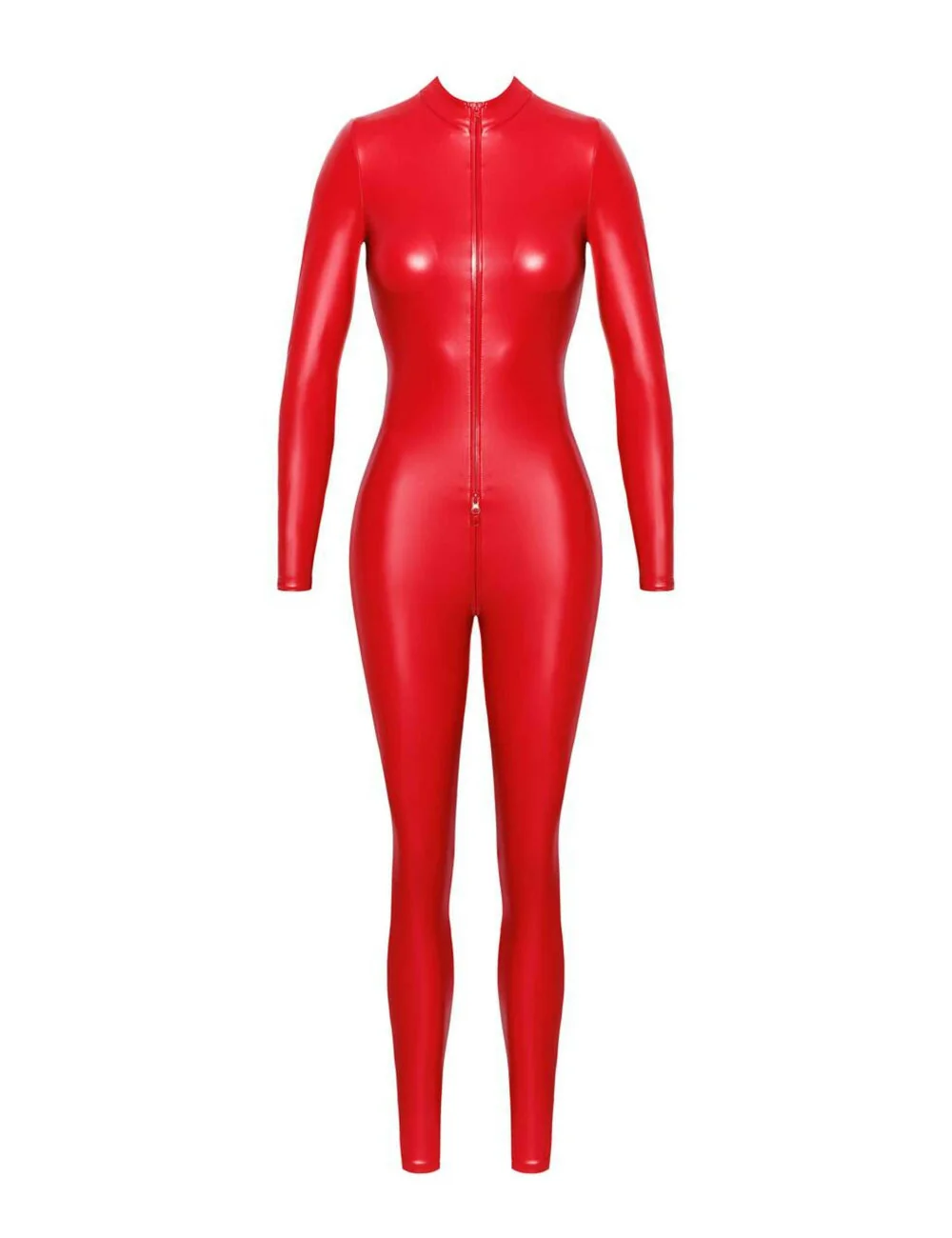 F353 Combinaison Orgia Rouge Noir Handmade 