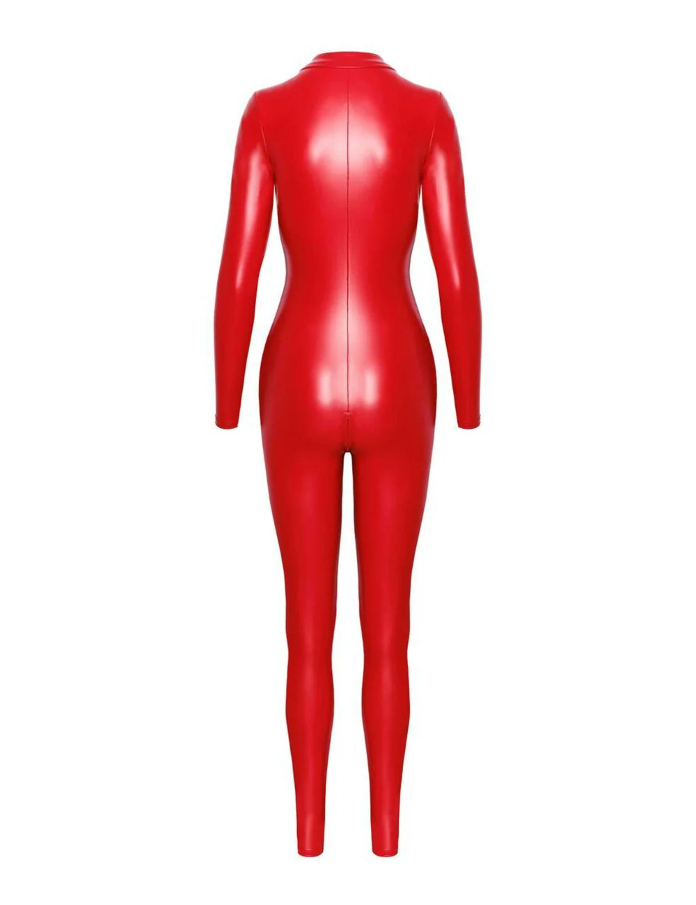 F353 Combinaison Orgia Rouge Noir Handmade 