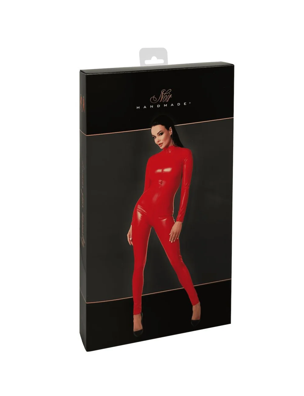 F353 Combinaison Orgia Rouge Noir Handmade 