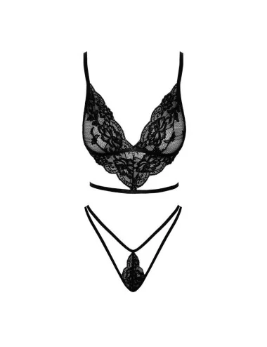 French Kiss 240 ensemble lingerie - noir Kissable par Noir Handmade 