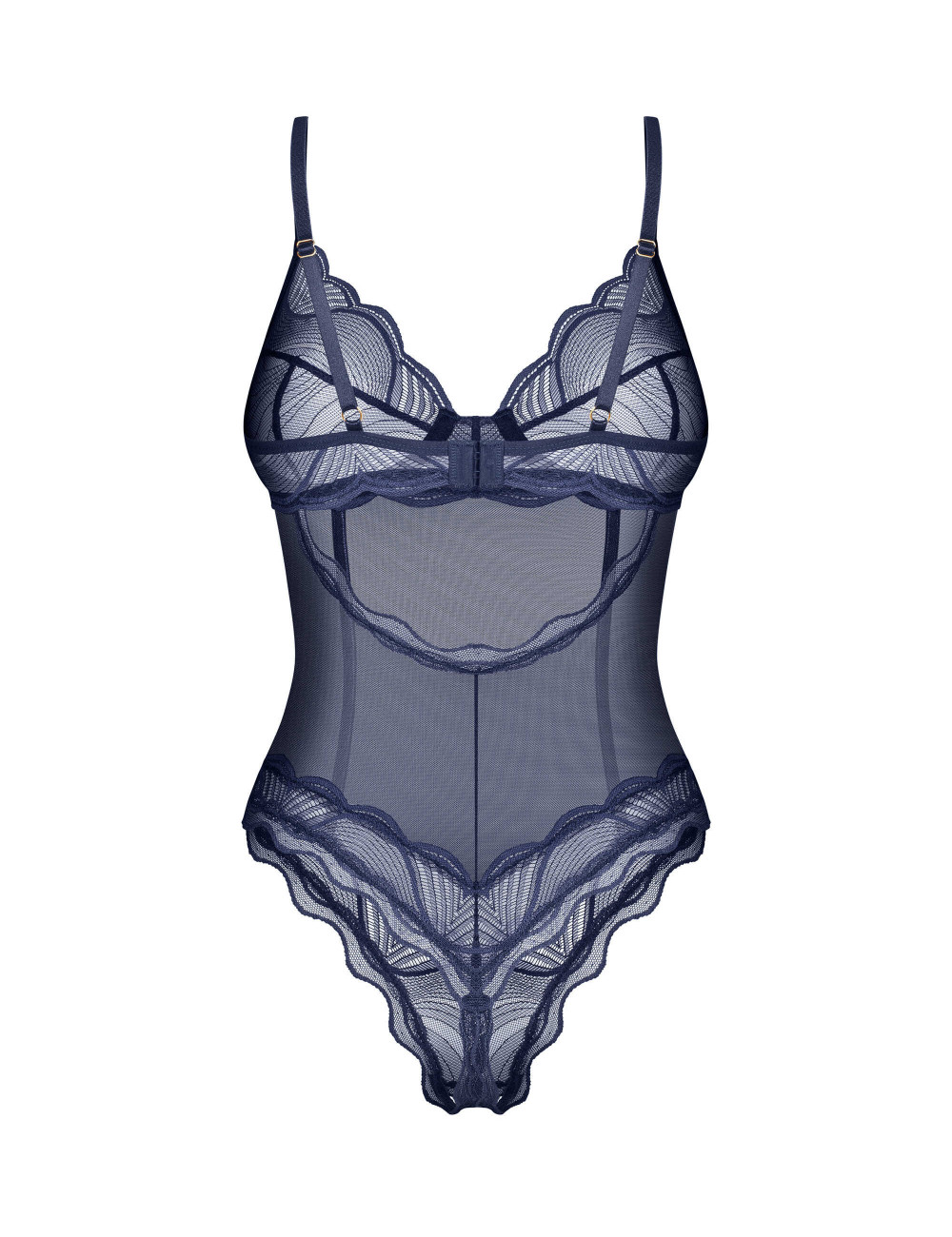 Anaïs body ouvert - Bleu Obsessive 