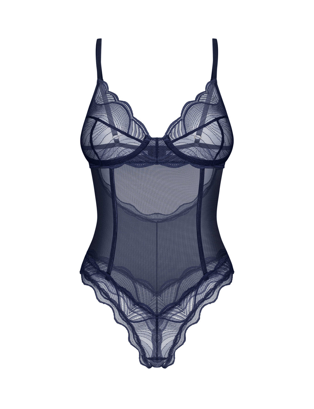 Anaïs body ouvert - Bleu Obsessive 