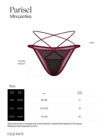 Parisel mini culotte Obsessive Exquisite 