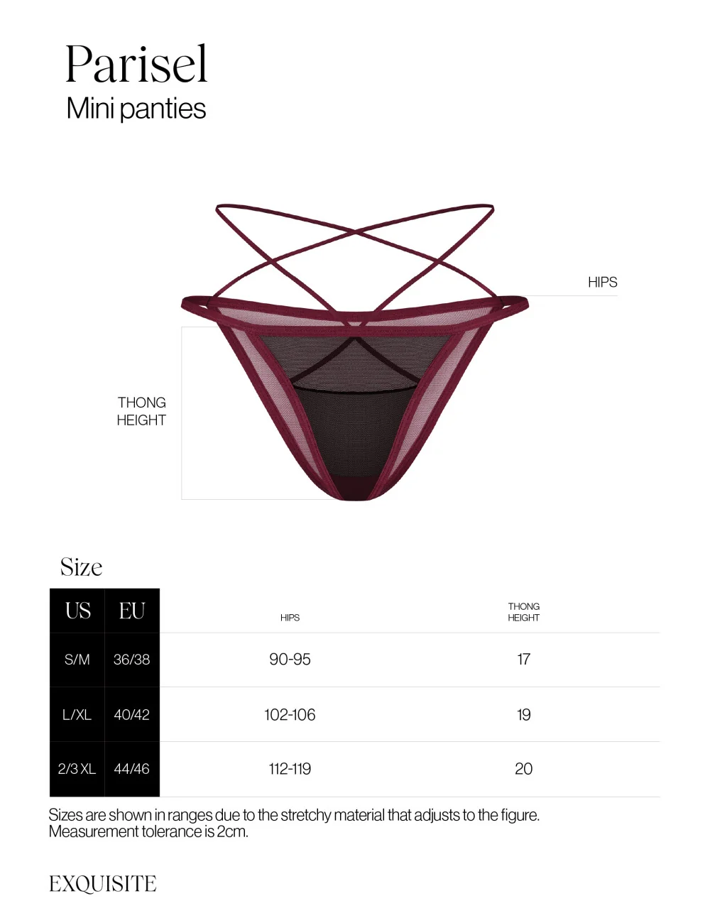 Parisel mini culotte Obsessive Exquisite 
