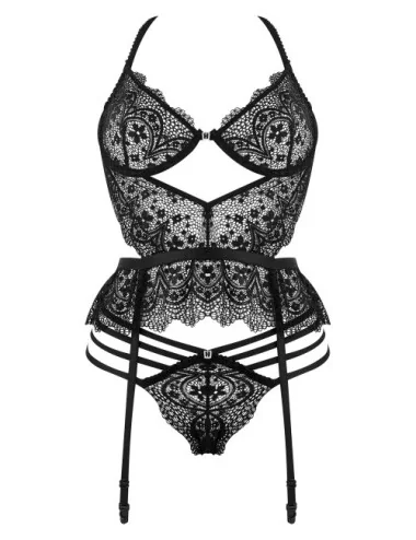 Lace Temptation ensemble - noir Beauty Night 