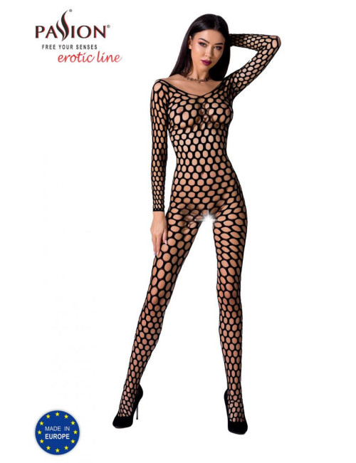 BS077B Bodystocking - Noir Passion Lingerie