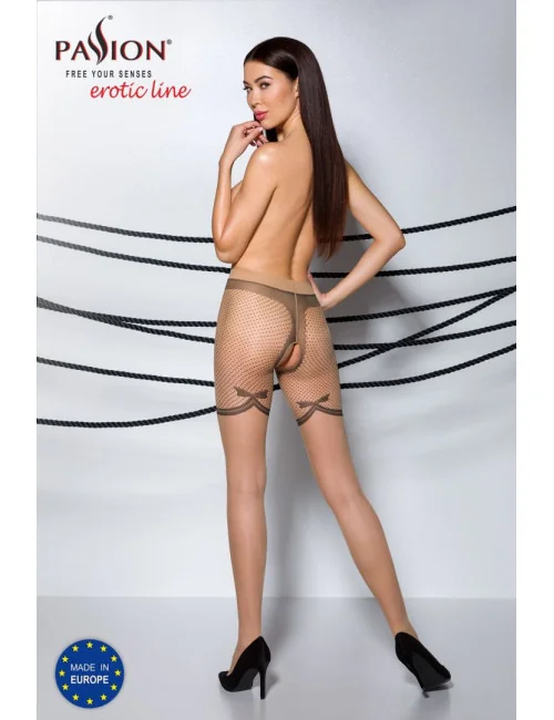 TIOPEN 011 Collants ouverts 20 den - Beige Passion Lingerie
