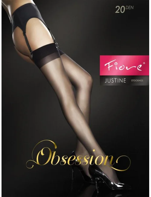 Justine Bas 20 DEN - Noir Fiore