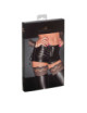 F138 Short Powerwetlook Noir Handmade 