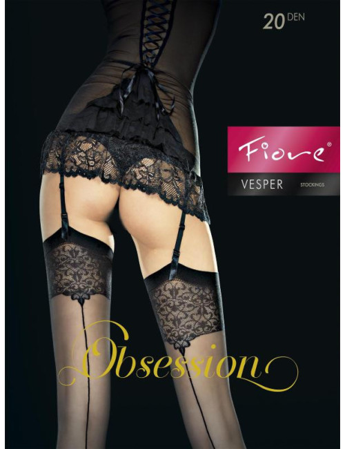 Vesper Bas 20 DEN - Noir Fiore 