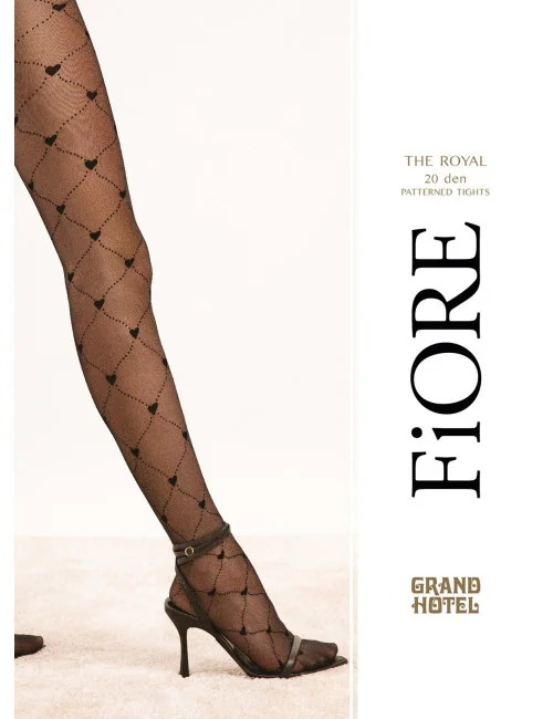 The Royal collants 20 den - Noir Fiore