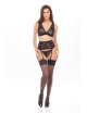 Ensemble 3 pièces noir en dentelle René Rofé 