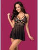 838-BAB-1 babydoll - Noir Obsessive 