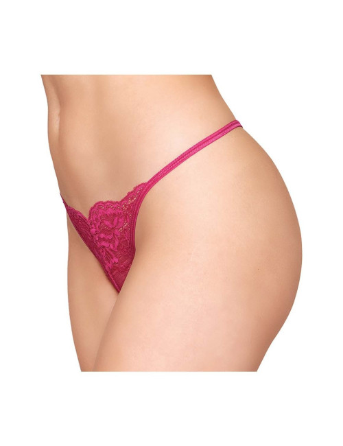 String ficelle rouge avec chaine strass - DG1497BEE Dreamgirl 