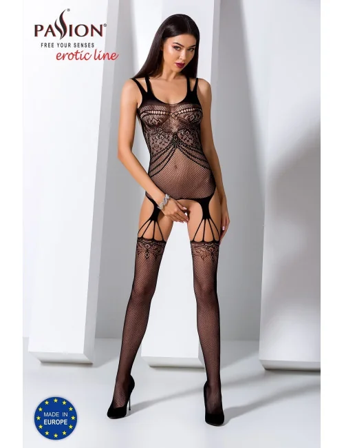 BS070B Bodystocking - Noir Passion Lingerie